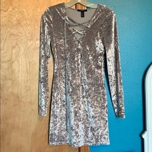 Forever 21 velvet dress